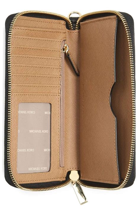 mercer large leather tech wristlet michael michael kors|Michael Kors Mercer Large Multifunction Smartphone .